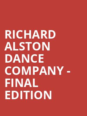 Richard Alston Dance Company - Final Edition at Sadlers Wells Theatre